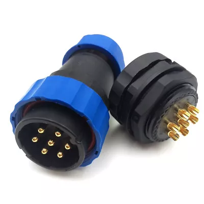 SD28 IP68 7pin Panel Waterproof Connector Plug SocketLED Power Cable Connector • $5.70