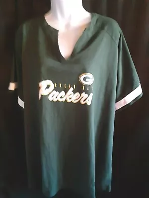 Green Bay Packers NFL Women's Majestic Plus Size Shirt 1X • $15.99