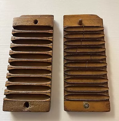 Primitive Wooden Cigar Mold Press Tobacco Tobacciana Pre-Civil War 1900s  • $68