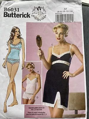 Butterick ‘Patterns By Gertie’ Camisole Pants 6-14 Sewing Pattern No.B6031 • £10