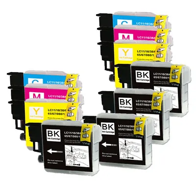 10P Printer Ink Set Fits Brother LC61 MFC-J415W MFC-J615W MFC-J630W MFC-6490CW • $14.99