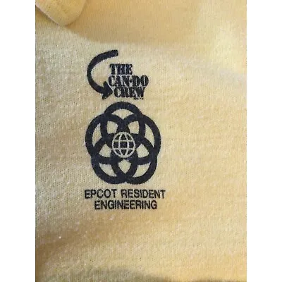 Rare Vintage Disney  The Can Do Crew  Epcot WDI Engineering Polo Shirt Sz L LG • $700