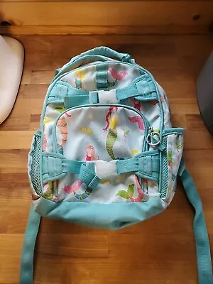 Pottery Barn Kids Mackenzie Mermaids Water Aqua Mini Backpack PreK • $9.99