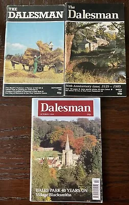 Three. Dalesman Magazines September  1985 1989  50th Anniversary & October 1994 • £8.50
