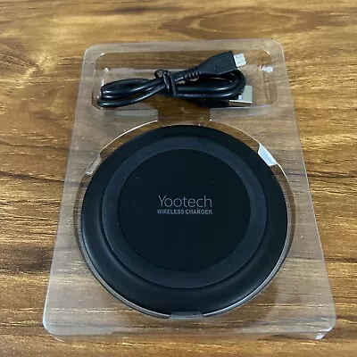 YOOTECH 7.5W Wireless Charger For Apple IPhone & Samsung Galaxy - Black (F500) • $11.29