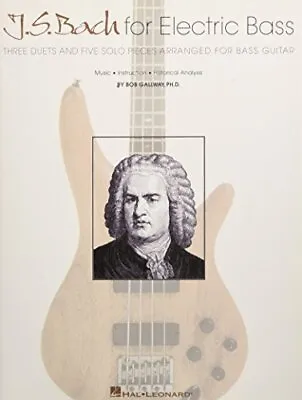 J.S. Bach For Electric Bass Bgtr Various Used; Good Book • £4.84