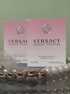 2X - Versace Bright Crystal Women’s Perfume Samples. FREE SHIPPING!  • $13.99