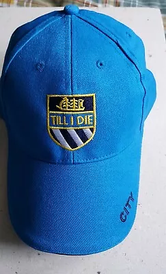 £3.99 • Buy Manchester City Baseball Cap City Till I Die Light Blue Adults