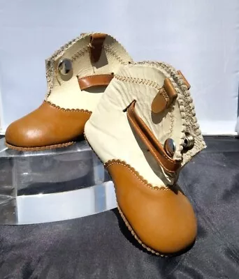 $45 • Buy Vintage Infant Pre Walker Baby Western Cowboy Boots With Original Box