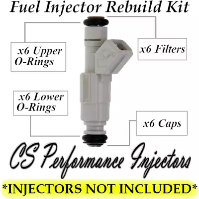 Fuel Injectors Rebuild Repair Kit Fits 0280155737 For 96-05 Buick Chevy 3.8L V6 • $23.11