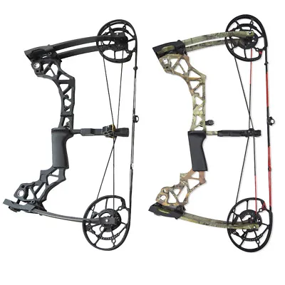 Archery Compound Bow Steel Ball Dual-use 40-60lbs Adult Arrow Shooting Hunting • £268.99