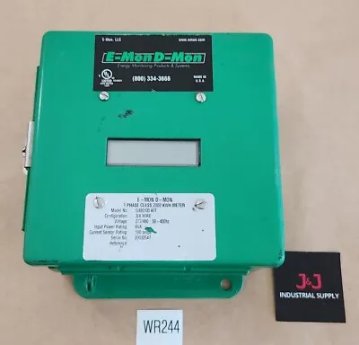 *NEW* E-Mon D-Mon 3 Phase Class 2000 KWH Meter 277/480 50-400Hz 6Va + Warranty! • $175