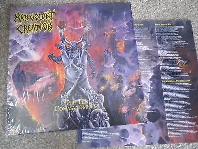 Malevolent Creation -the Ten Commandments- Awesome Mega Rare Ltd Gold Lp Vinyl • $136.77