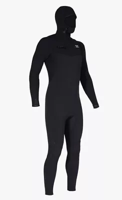 Billabong 4/3 Furnace Comp Hooded Chest Zip Full Wetsuit Size Large Short • $249