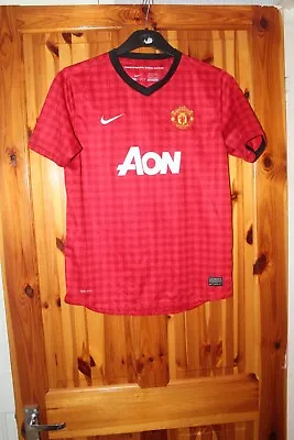 Nike Dri Fit Manchester United T Shirt 13-15 Years Xl Child Used • £7.50