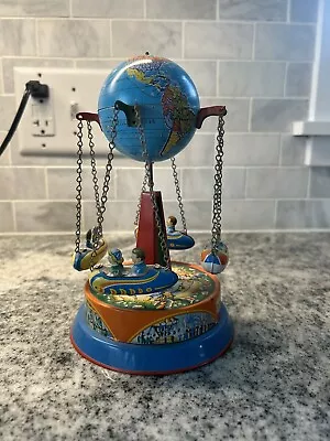 Tin Toy - Vintage Antique Toys German Vintage Tin Toys Globe Carousel • $30