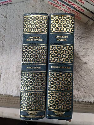 Complete Stories Edgar Poe Mark Twain  Lot Of 2 International Collectors Library • $29.11