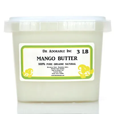 Raw Mango Butter Organic Cold Pressed Pure 2 Oz 4 Oz 8 Oz-up To 12 Lb • $7.69