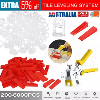 UP 6000x Tile Leveling System Clips Plier Tiling Spacer Tool Kit Wall Floor 1.5 • $9.99