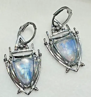 Steampunk Victorian Elegance: Deep Blue Vintage Style Earrings • $14.99