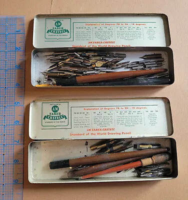 Vintage Mixed Calligraphy Nib Lot • $22