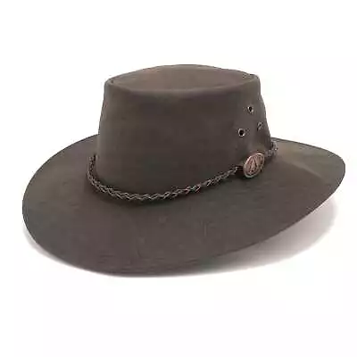 The Roo Leather Hat • $99.90