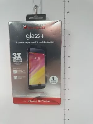 ZAGG Invisible Shield Glass+Extreme Impact & Scratch Protection IPhone 8/7/6s/6 • $11.50