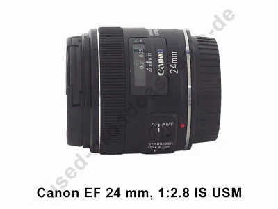 Canon EF 24mm 1:2.8 IS USM Image Stabilizer - Tested By Reseller - • £341.12