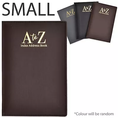 SMALL A-Z ADDRESS BOOK 12.5x18.5cm Telephone Phone Contact Directory Index Diary • £4.48