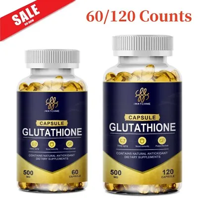 60/120pcs Best Glutathione 500MG Skin Whitening Pills Anti-Aging Supplement • $13.87