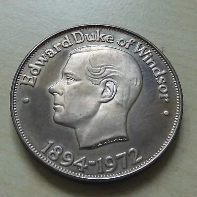 £24.99 • Buy 1894-1972 Edward Duke Of Windsor Silver Medal