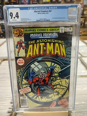 Marvel Premiere 47 CGC 9.4 Scott Lang Becomes Ant-man • $229.50