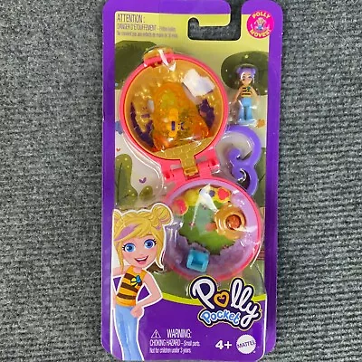 Polly Pocket Beehive Tiny Pocket Places Mini Compact Playset Toy - Polly Moves! • $18.60