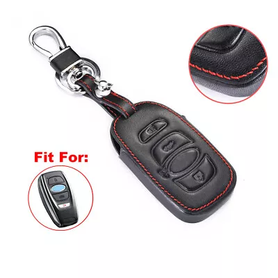 Fit Subaru Forester Ascent BRZ 4 Button Remote Key Fob Bag Leather Cover Case  • $11.98