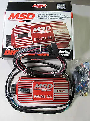 MSD 6425 Ignition Box MSD 6AL Digital CD With Rev Limiter Red • $415.71