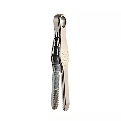 Mini Lightweight Titanium Alloy Keychain Tweezers Portable Outdoor EDC Tool • $9.92