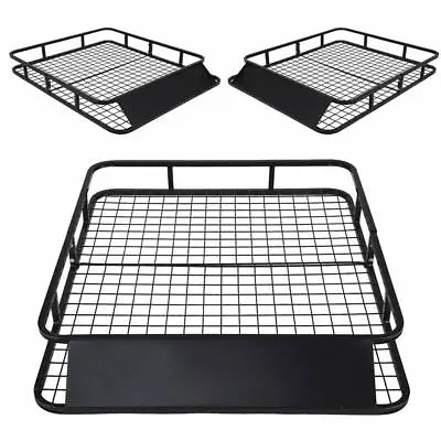 48  Universal Roof Rack Cargo Travel For SUV Car Top Luggage Carrier Basket • $95.82