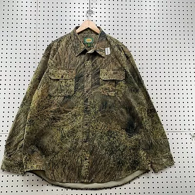 Cabela’s Hunting Camo Button Shirt Mens XLT Tall Outdoor Camouflage Hunt 27X33 • $29.99