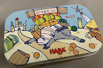 HABA Stapelei / STICKS Donkey  No. 25  Game In A Tin - 4 Players Germany • $14