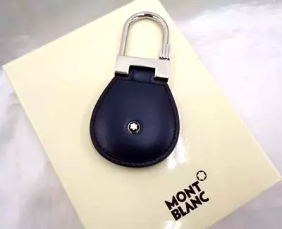 MONTBLANC Montblanc Keychain Keyholder Black Made In Italy Navy Meisterstuck • $181.92