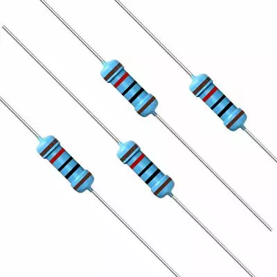 10 PCS 1/2 W(0.5 Watt) 1% Metal Film Resistors Over 200 Various Value YOU CHOOSE • $2.59