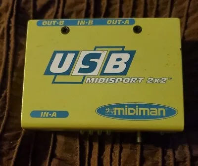 MIDIMAN USB MIDISPORT 2x2 INTERFACE PRO AUDIO USB • $20