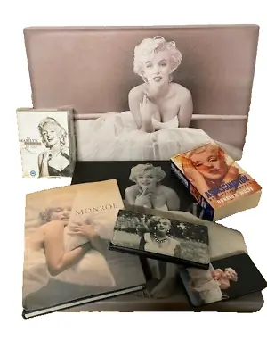 Marilyn Monroe Memorabilia: Job Lot Canvasses ; Books ; DVDs ; Purses • £14.99