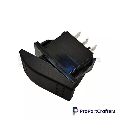 SPDT Waterproof 20A 12/24VDC Momentary Rocker Switch (ON)-OFF-(ON) US • $7.69