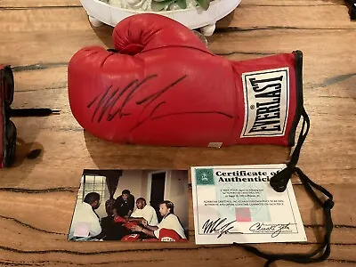 $700 • Buy Signed Mike Tyson Boxing Glove