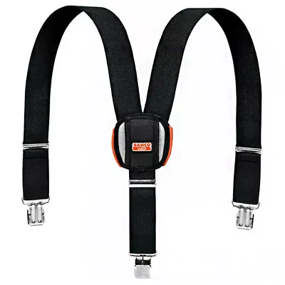 £19.95 • Buy Bahco Padded Adjustable Braces For Work Trousers With Heavy Duty Clips