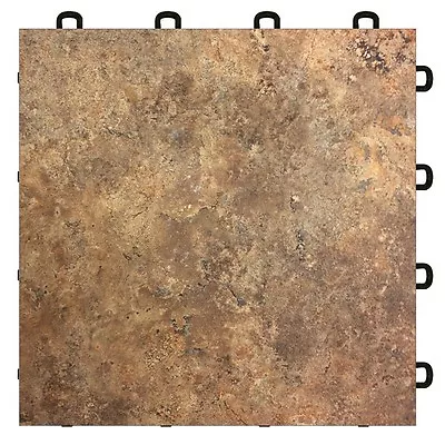 Basement Floor Tile Clay Sandstone - As Low As $4.29 - USA MADE - FREE SHIPPING • $5.99