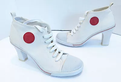 $525 • Buy Vintage POLO Ralph Lauren High Heel Sneakers   (VERY RARE!)