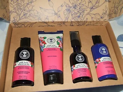 Neals Yard Wild Rose Beauty Body Collection Gift Set. New In Original Box  • £30