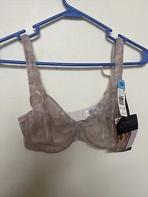 Maidenform 7879 Shimmer Seduction Sheer Nylon Underwire Vintage Bra 36B NWT • $39.99